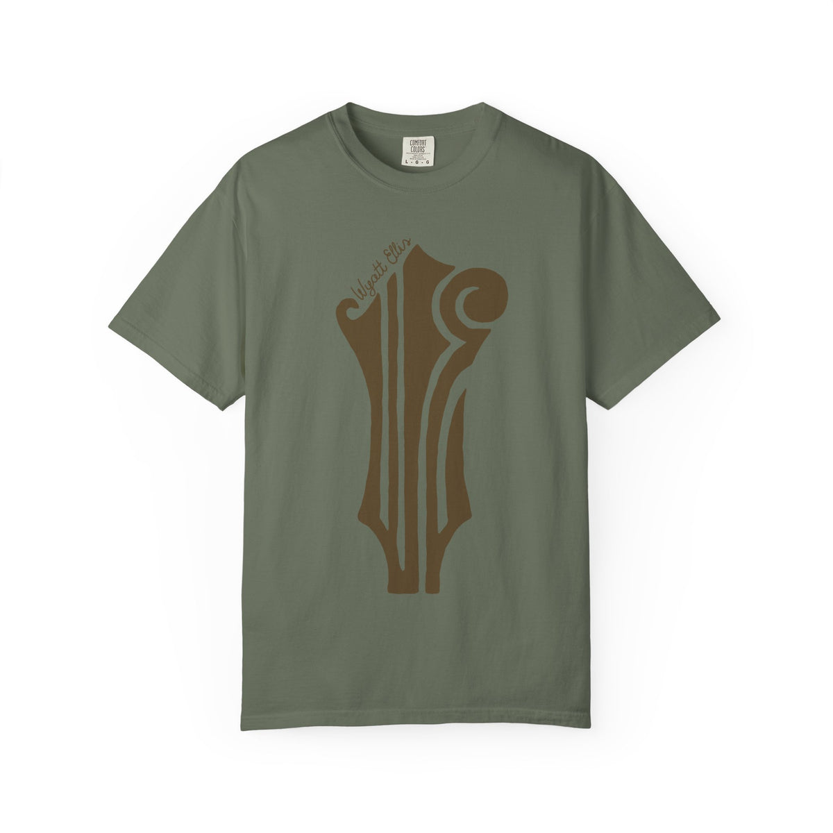 WE Headstock Logo Brown Unisex Jersey Short Sleeve Tee