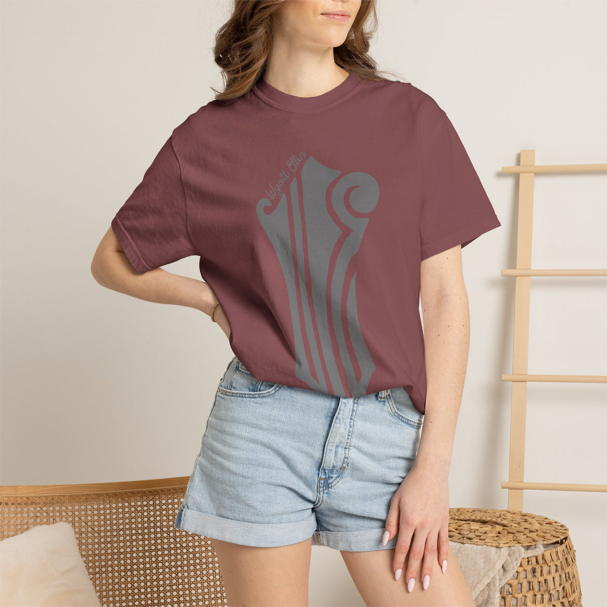 Mandolin Headstock "WE" Logo Tee