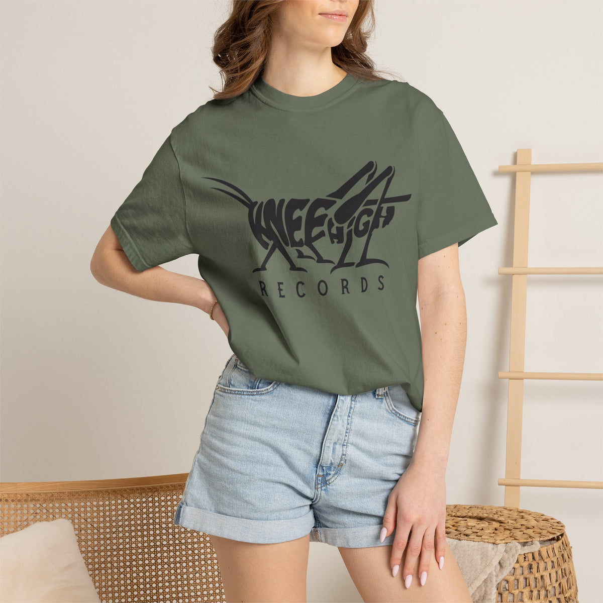 Knee High Records Unisex Jersey Short Sleeve Tee