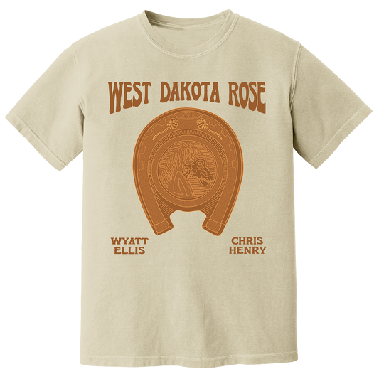 West Dakota Rose Compass Tee - Front (DNLA)
