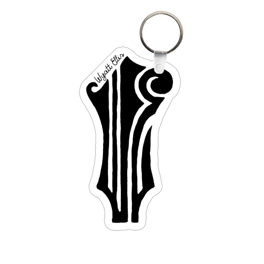 "WE" Headstock Keychain (DNLA)